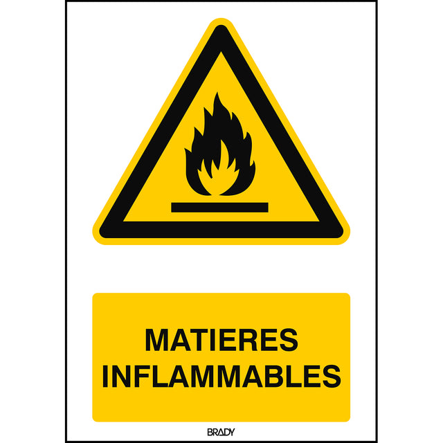 Warnung; feuergefährliche Stoffe – ISO 7010
