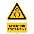 Warnung; Einzugsgefahr – ISO 7010