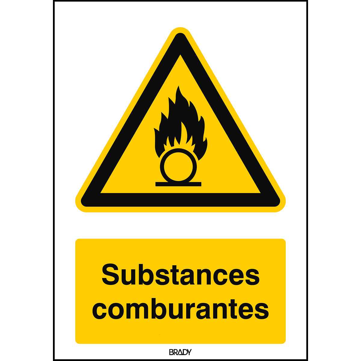 Warnung; brandfördernde Stoffe – ISO 7010
