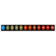 Reversible, temperaturanzeigende Etiketten - 12 Temperatur-Messstufen