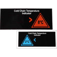 Reversible, temperaturanzeigende Etiketten - 2 Temperatur-Messstufen