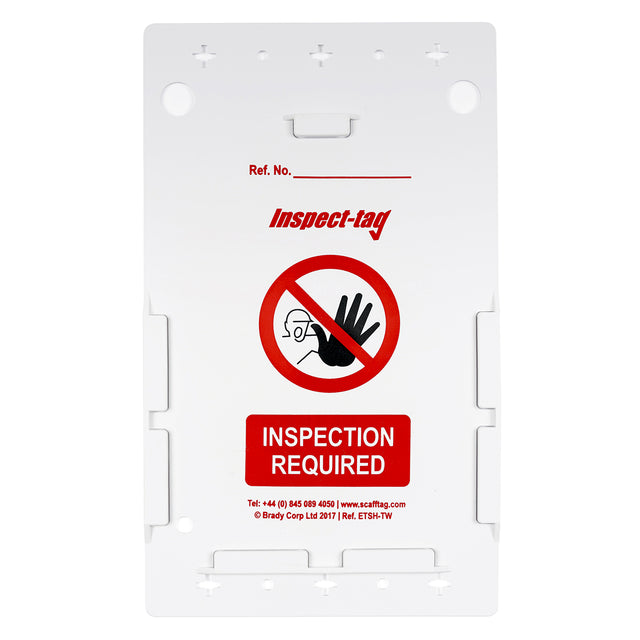 Inspect-tag-Halter