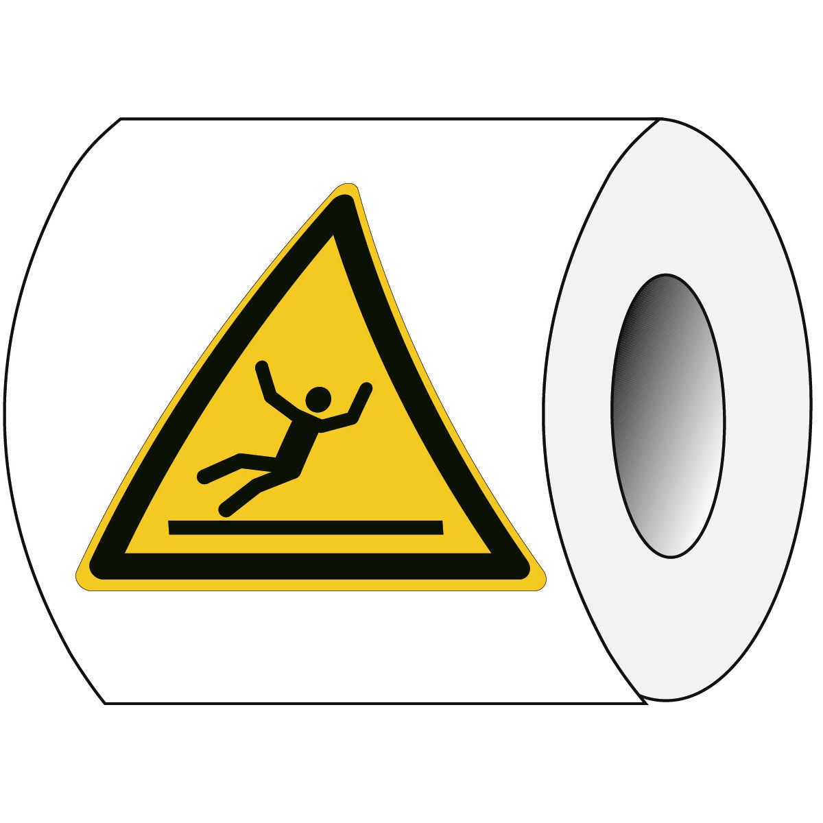 Panneau de sécurité ISO - Avertissement de risque de glissade