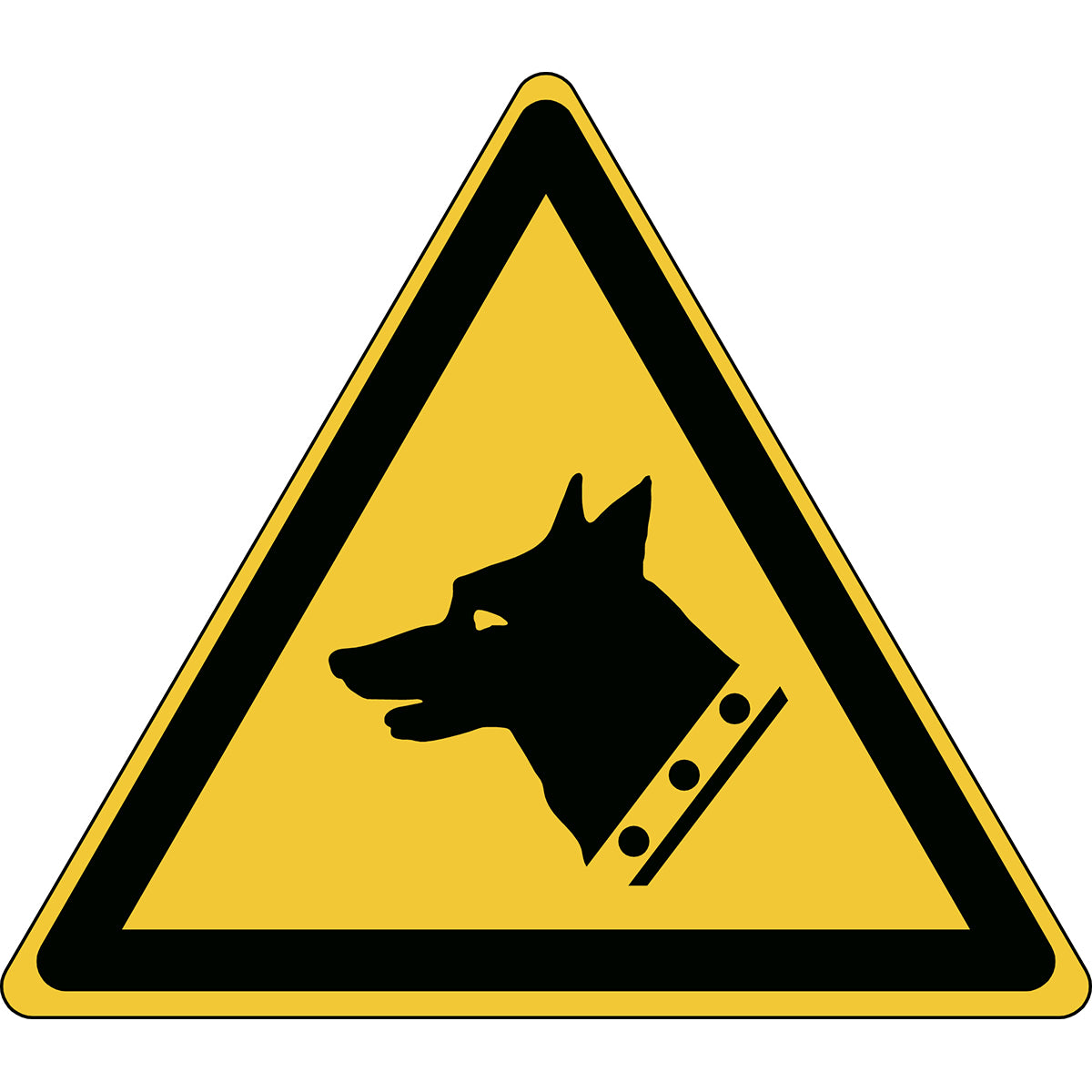 ISO safety sign - warning of watchdog