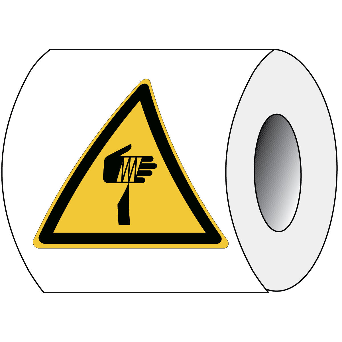 ISO safety sign - warning of sharp objects