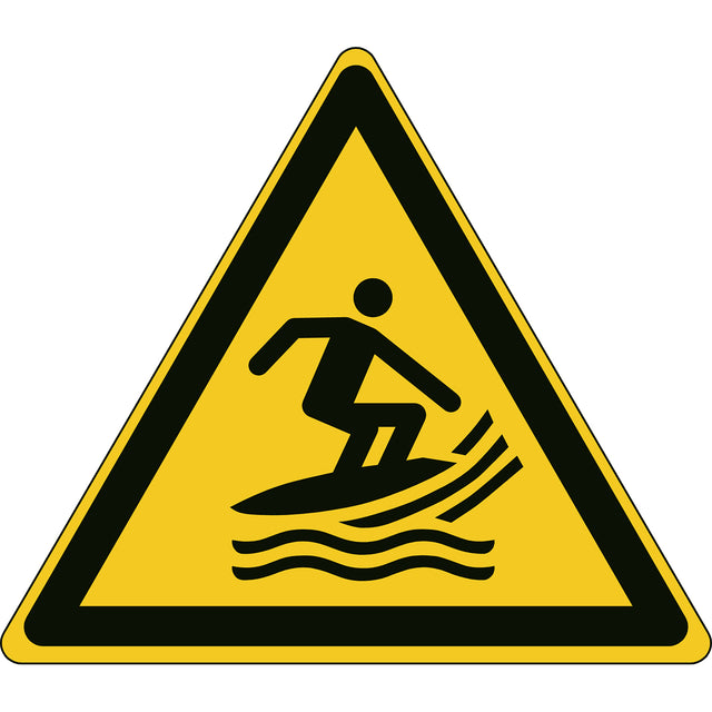 ISO Sicherheitskennzeichnung - Warnung Surf-Fahrzeugen