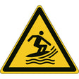 ISO Sicherheitskennzeichnung - Warnung Surf-Fahrzeugen