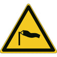 ISO Sicherheitskennzeichnung - Warnung Starkwind