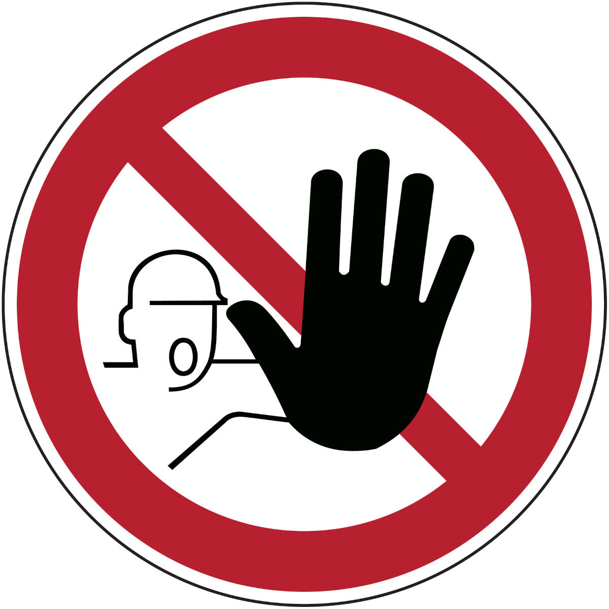 Entrée interdite aux personnes non autorisées (produit francophone)