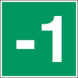 Fluchtwegkennzeichnung - Stockwerk -1