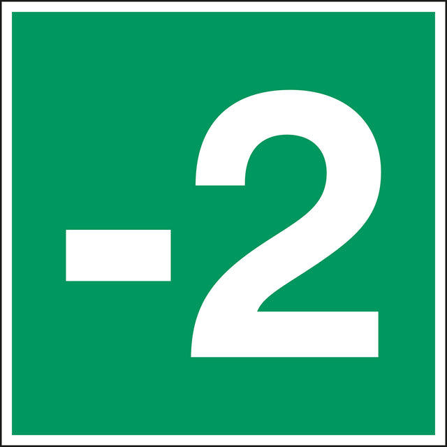 Fluchtwegkennzeichnung - Stockwerk -2