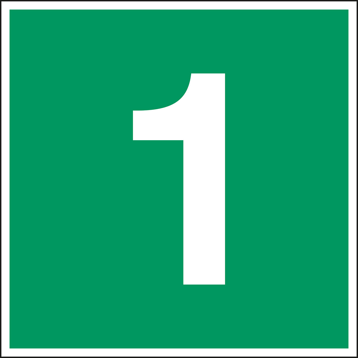 Fluchtwegkennzeichnung - Stockwerk 0