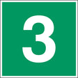 Fluchtwegkennzeichnung - Stockwerk 3
