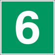 Fluchtwegkennzeichnung - Stockwerk 6