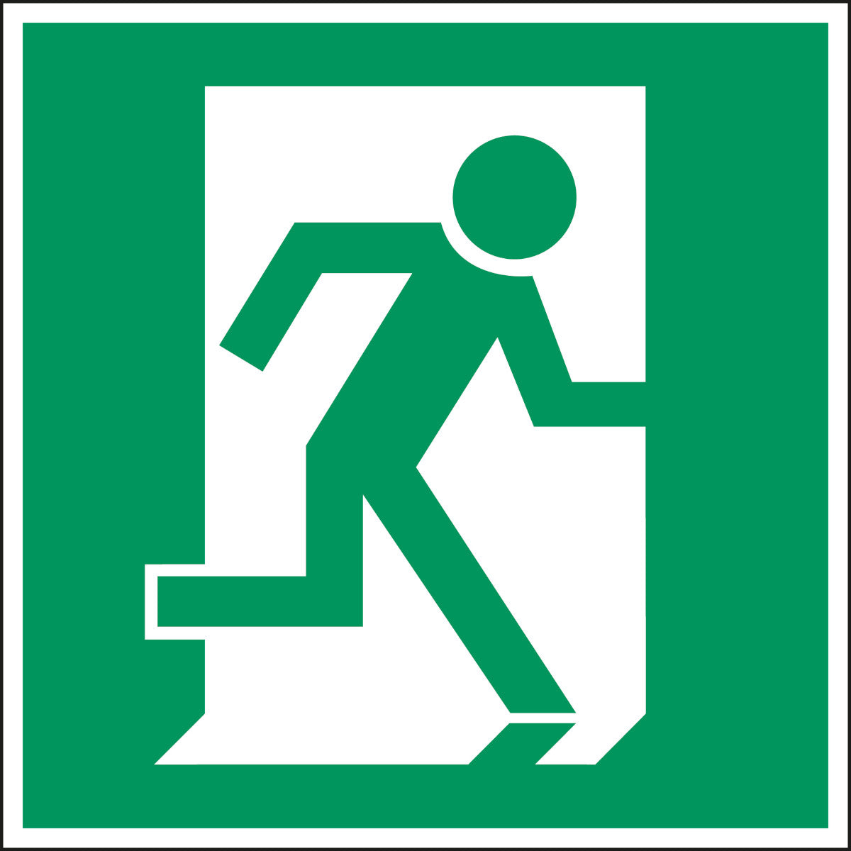 Fluchtwegkennzeichnung - Rettungsweg