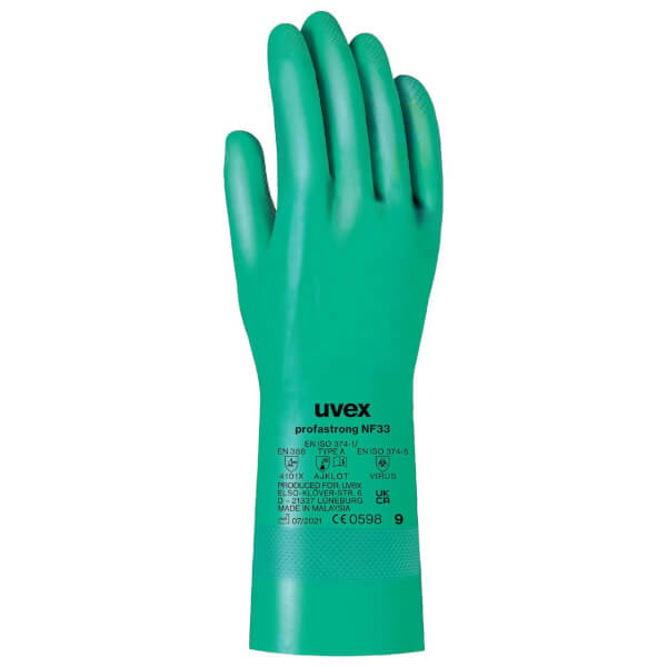 uvex Chemikalienschutzhandschuh profastrong NF33
