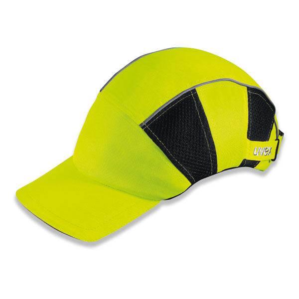 UVEX bump cap high visibility in yellow